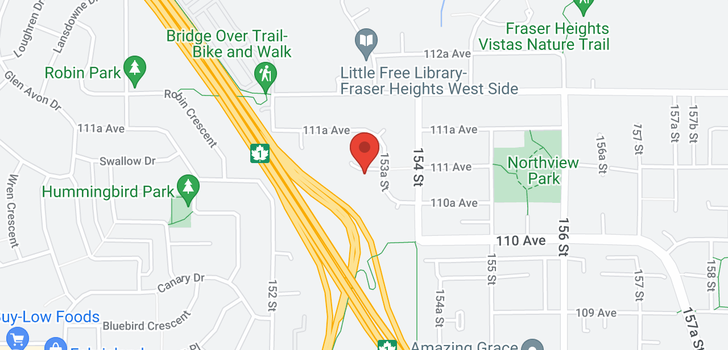 map of 15334 111 AVENUE